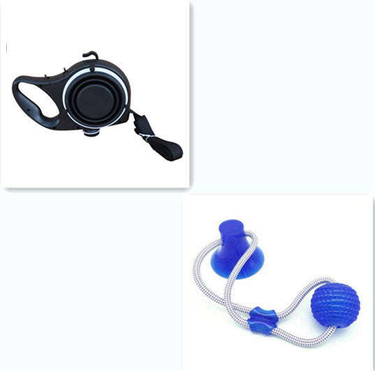 Kit Portátil para Mascotas – Agua, Taza y Correa