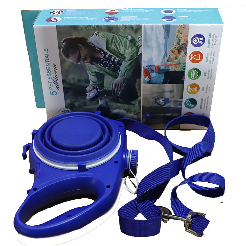 Kit Portátil para Mascotas – Agua, Taza y Correa