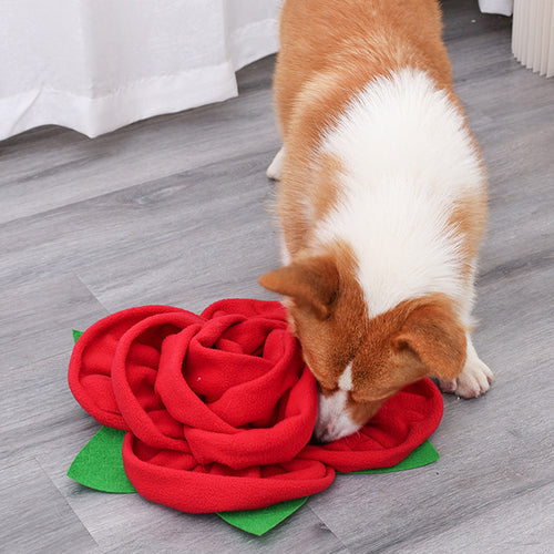 Alfombra Olfativa Rosa para Perros – Diversión y Relajación
